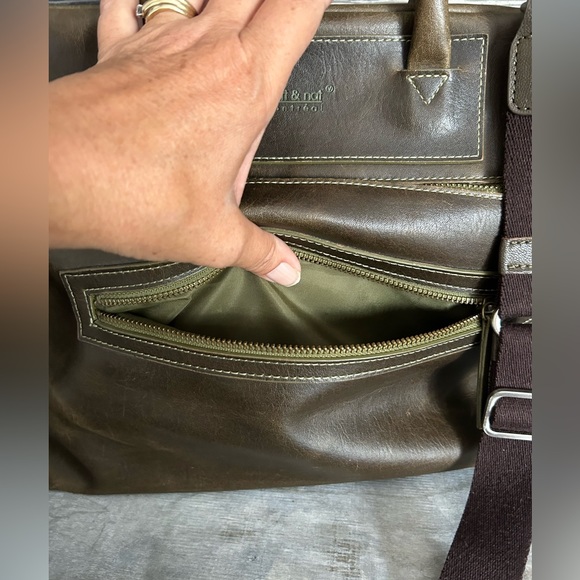 MATT & NAT Olive Green Crossbody Handbag - Picture 5 of 8